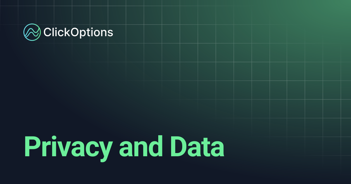 Privacy and Data | Documentation - ClickOptions